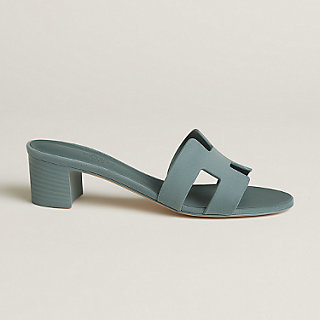 HERMES オアジス 37 1/2 Oasis sandal - Blue | Hermès Canada